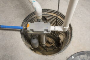 a-sump-pump-in-a-sump-pit